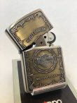 画像2: No.200 HARLEY DAVIDSON ZIPPO ハーレー・ダビッドソン ニッケル&ブラスアンティーク バー&シールドメタル z-5876