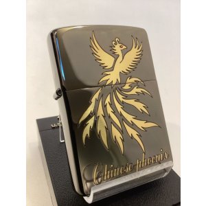 画像: No.200 推奨品ZIPPO BLACK MIRROR ブラックミラー PHOENIX フェニックス 鳳凰 z-5882