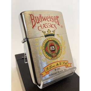 画像: No.200 バドワイザーシリーズZIPPO BRUSHED CHROME ブラッシュクローム BUDWESER バドワイザー z-5913