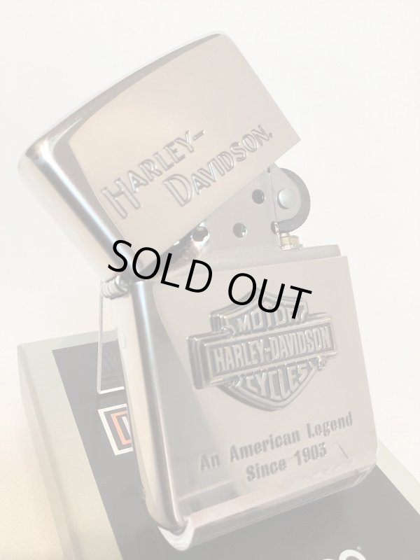 画像2: No.200 HARLEY DAVIDSON ZIPPO 2014年製 ハーレー・ダビッドソン BAR&SHIELD METAL バー&シールドメタル z-5930