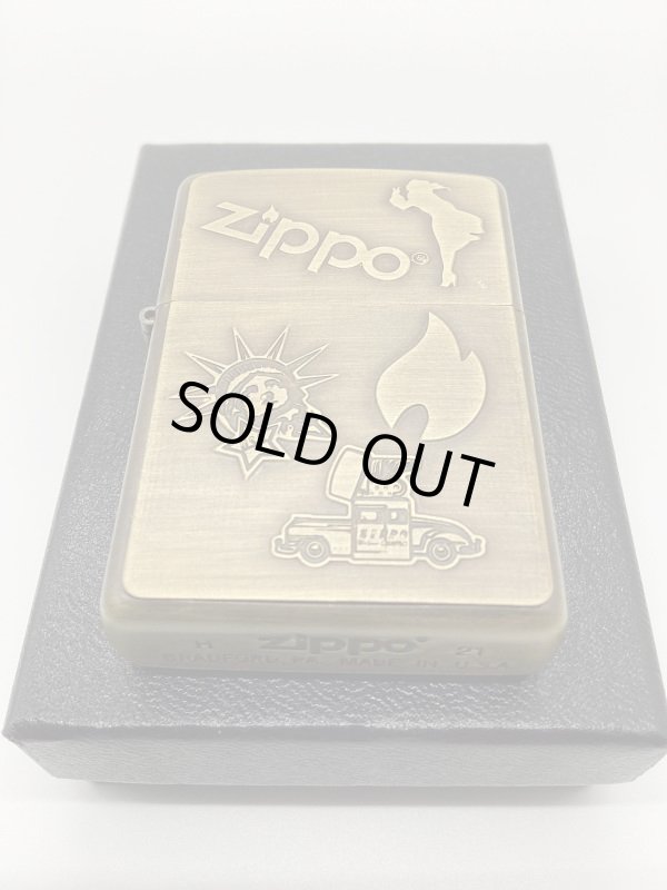 画像5: No.200 推奨品ZIPPO BRASS ANTIQUE ブラスアンティーク METAL PLATE メタルプレート z-5936