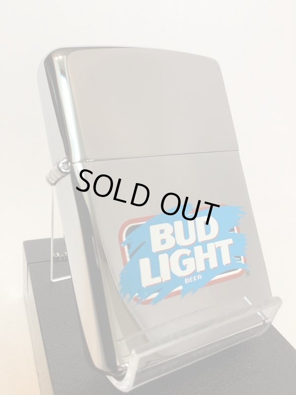 画像1: No.250 HIGH POLISH CHROME ZIPPO ハイポリッシュクローム BUDWEISER LIGHT バドワイザーライト z-5956