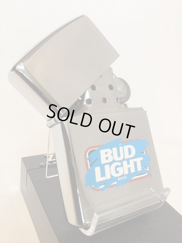 画像2: No.250 HIGH POLISH CHROME ZIPPO ハイポリッシュクローム BUDWEISER LIGHT バドワイザーライト z-5956