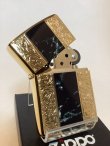 画像2: No.200G 推奨品ZIPPO GOLD&MARBLE BLACK ゴールド&マーブルブラック z-5965 