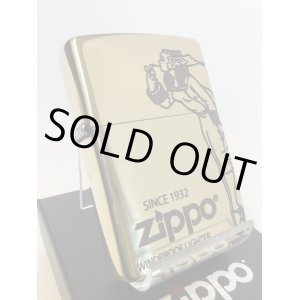 画像: No.200 WINDY ZIPPO ウィンディ BRASS MIRROR IBUSHIブラスミラーイブシ z-5966