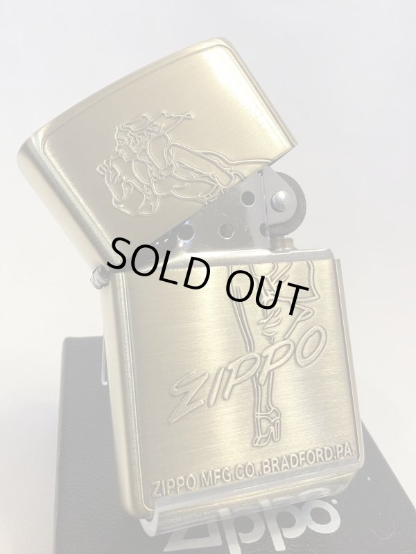 画像2: No.200 WINDY ZIPPO ウィンディ ANTIQUE BRASS アンティークブラス z-5976