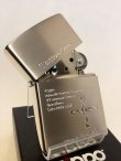 画像2: No.200 ヴィンテージZIPPO 2005年製 SILVER SATIN シルバーサテン TATTOW CROSS タトゥークロス z-5984