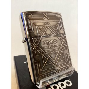 画像: No.200 推奨品ZIPPO ANTIQUE BLACK アンティークブラック ARTDECO アールデコ z-5990