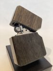 画像3: No.102 アメリカ ホルゲート社製 HAWKEYE WOOD ZIPPO CHACOAL チャコール z-5997