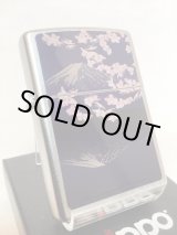 画像: No.205 推奨品ZIPPO SATIN CHROME サテンクローム プレート板 富士桜 z-5999