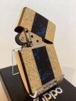 画像3: No.200G 推奨品ZIPPO GOLD&MARBLE BLUE ゴールド&マーブルブルー z-6017