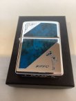 画像5: No.200 WINDY ZIPPO ウィンディ SILVER&BLUE EPOXY シルバー&ブルーエポキシコンビ z-6018