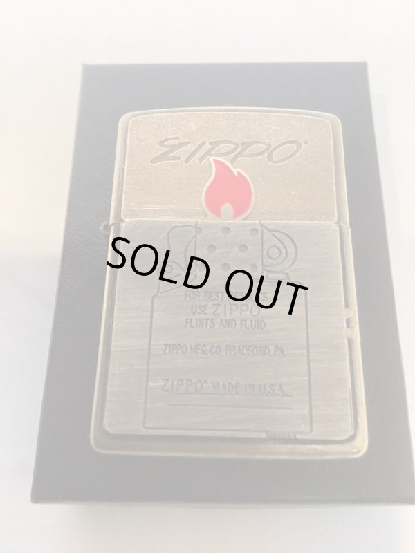 画像5: No.200 推奨品ZIPPO ANTIQUE BRASS アンティークブラス 可動式 ファイヤーメタル付き z-6022