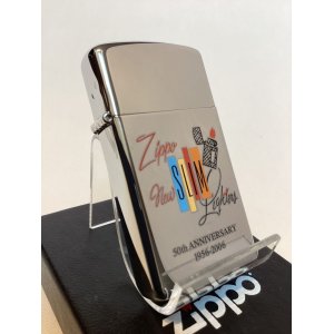 画像: No.1610 記念・限定品 スリムZIPPO生誕50周年記念ZIPPO SLIMカラー z-6038