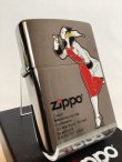 画像1: No.200 BRUSHED CHROME ZIPPO ブラッシュクローム WINDY RED ウィンディ レッド z-6039