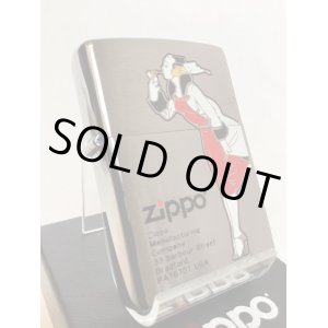 画像: No.200 BRUSHED CHROME ZIPPO ブラッシュクローム WINDY RED ウィンディ レッド z-6039