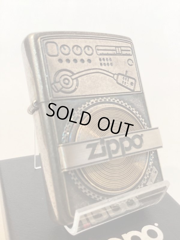 画像1: No.200 推奨品ZIPPO ANTIQUE RECORD アンティークレコード BLACK ブラック z-6050