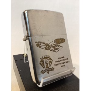 画像: No.200 USED ZIPPO 1969年製 HANNA COAL DIVISION ROSE VALLEY No.6 MINE z-6054