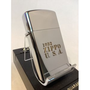 画像: No.1610 ヴィンテージZIPPO 1989年製 SLIM HIGH POLISH CHROME スリムハイポリッシュクローム「ZIPPO USA」z-6063