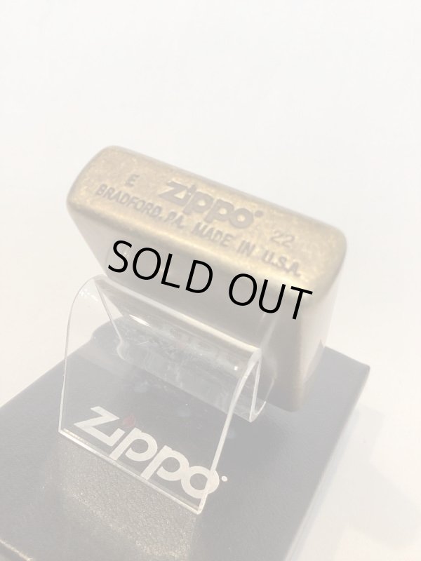 画像4: No.201FB ANTIQUE BRASS ZIPPO アンティークブラス プレーン z-6068