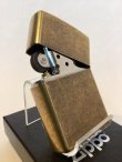 画像3: No.200 推奨品ZIPPO ANTIQUE BRASS アンティークブラス 可動式 ファイヤーメタル z-6078