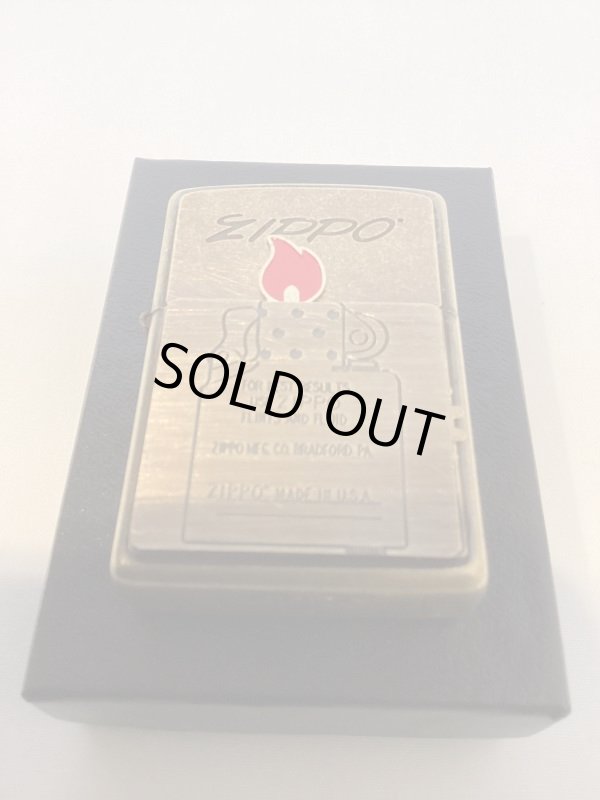 画像5: No.200 推奨品ZIPPO ANTIQUE BRASS アンティークブラス 可動式 ファイヤーメタル z-6078