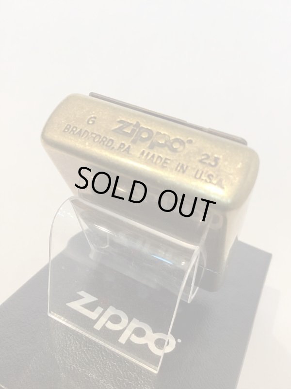 画像4: No.200 推奨品ZIPPO ANTIQUE BRASS アンティークブラス 可動式 ファイヤーメタル z-6078