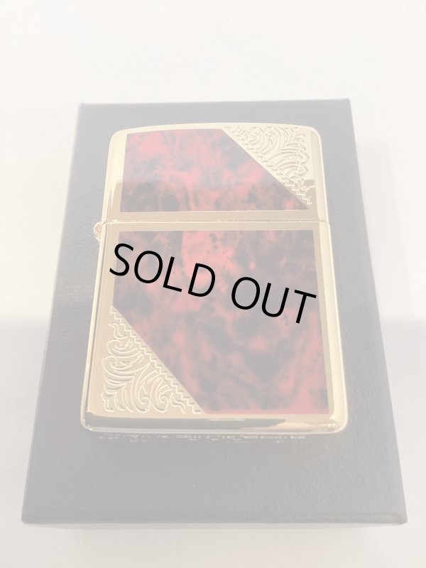 画像5: No.162 ARMOR ZIPPO GOLD&MARBLE RED アーマー ゴールド&マーブルレッド z-6088