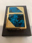 画像5: No.162 ARMOR ZIPPO GOLD&MARBLE BLUE アーマー ゴールド&マーブルブルー z-6089