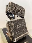 画像3: No.200 バイクシリーズZIPPO HARLEY DIVISION ハーレー・ダビッドソン アンティークシルバーイブシ サイドメタル z-6110