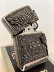 画像2: No.200 バイクシリーズZIPPO HARLEY DIVISION ハーレー・ダビッドソン アンティークシルバーイブシ サイドメタル z-6110