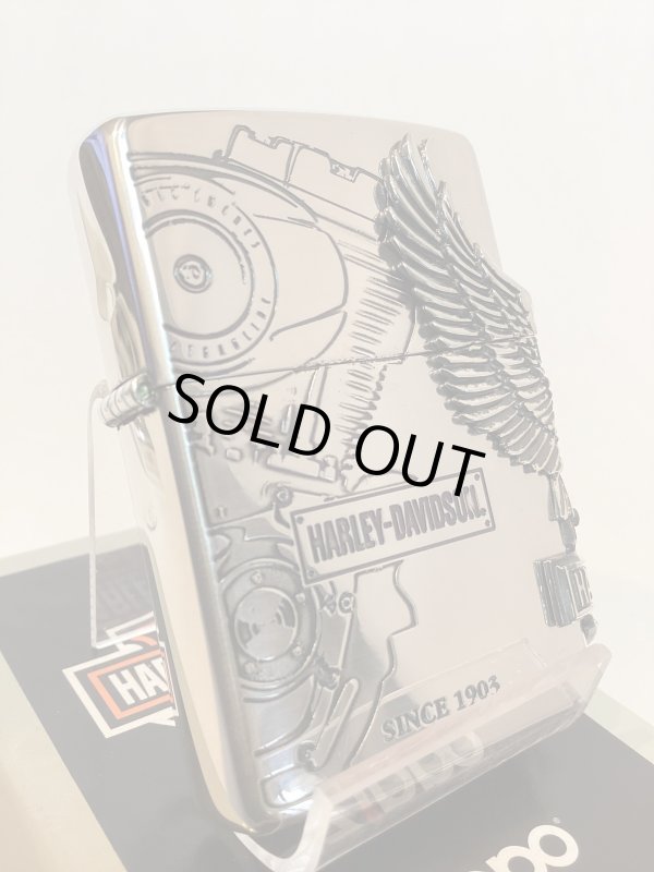 画像1: No.200 HARLEY DIVISION ZIPPO ハーレー・ダビッドソン SIDE EAGLE METAL サイドイーグルメタル z-6125