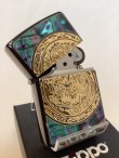 画像2: No.200 推奨品ZIPPO BLACK&GOLD ブラック&ゴールド 天然シェル DRAGON ドラゴン z-6128