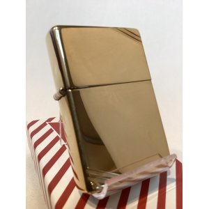 画像: No.270 推奨品ZIPPO FLAT TOP フラットトップ SOLID BRASS MIRROR ソリッドブラスミラー コーナーカット z-6132