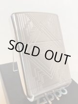 画像: No.200 推奨品ZIPPO SILVER SATIN シルバーサテン ARTDECO アールデコ z-6134