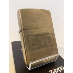 画像: No.1982 記念・限定品 ZIPPO社創立50周年記念ZIPPO ナンバープレート z-3226