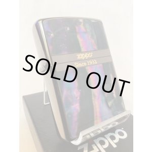 画像: No.200 推奨品ZIPPO BLACK MIRROR ブラックミラー 天然シェル z-6160