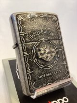 画像: No.200 バイクシリーズZIPPO HARLEY DIVISION ハーレー・ダビッドソン BAR&SHIELD バー&シールド メタル z-6171