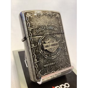 画像: No.200 バイクシリーズZIPPO HARLEY DIVISION ハーレー・ダビッドソン BAR&SHIELD バー&シールド メタル z-6171