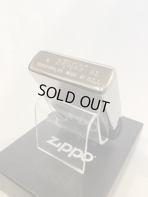 画像4: No.200 推奨品ZIPPO BRUSHED CHROME ブラッシュクローム 電鋳板プレート 鯉 z-6172