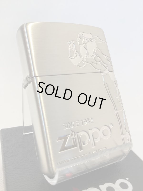 画像1: No.200 WINDY ZIPPO ウィンディ SILVER SATIN シルバーサテン z-6174