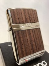 画像: No.200 推奨品ZIPPO SILVER MIRROR シルバーミラー WOOD LIGHT ウッドライト z-6179