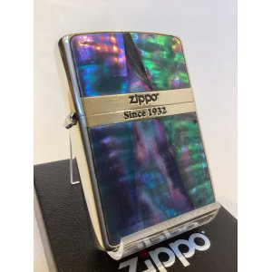 画像: No.200 推奨品ZIPPO SILVER MIRROR シルバーミラー 天然シェル z-6184