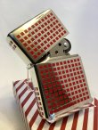 画像2: No.230 ヴィンテージZIPPO 2003年製 FLAT TOP フラットトップ 5面チェッカー RED レッド z-6189