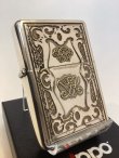 画像1: No.230 USED ZIPPO 1989年製 FLAT TOP フラットトップ ART DECO アールデコ z-6195