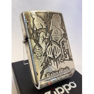 画像: No.200 USED ZIPPO 2017年製 ROBIN MASK ロビンマスク z-6198