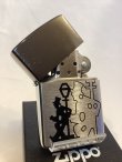 画像2: No.200 ヴィンテージZIPPO 2006年製 BRUSHED CHEESE & BLACK NICKEL ブラッシュクローム&ブラックニッケル DRUNKER ドランカー z-6236