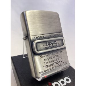 画像: No.200 ヴィンテージZIPPO 2006年製 SILVER SATIN シルバーサテン 1980年ボトムスタンプメタル付き z-6239