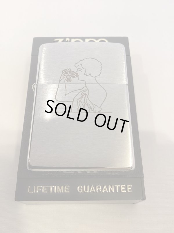 画像5: No.200 ヴィンテージZIPPO 1998年製 BRUSHED CHROME ブラッシュクローム TRICK ART WOMAN トリックアート ウーマン z-6257