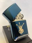 画像2: No.200 コレクションアイテムシリーズZIPPO BLUE TITANIUM ブルーチタン SPIRAL HEART スパイアルハート シリアルナンバー z-6263